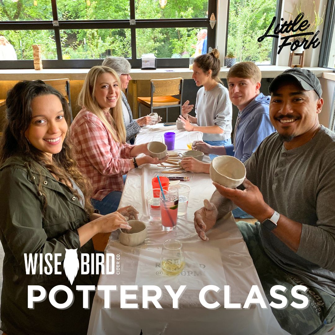 Wise Bird Cider Co - Pottery Class: Flower Vase SEPT 24TH