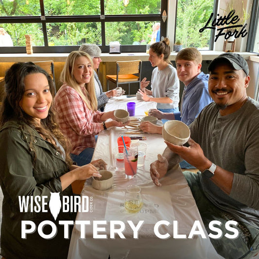 Wise Bird Cider Co - Pottery Class: Flower Vase SEPT 24TH